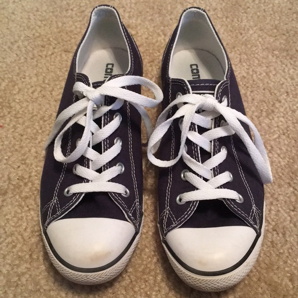 converse dainty navy blue